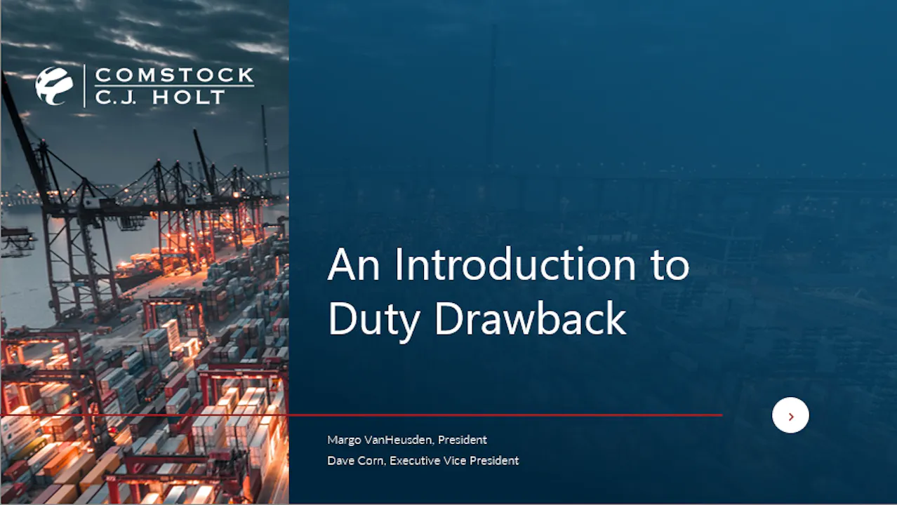 Introduction to Drawback