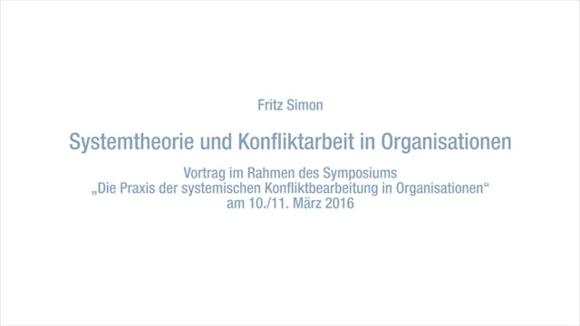 Systemtheorie des Konflikts - Systemt...