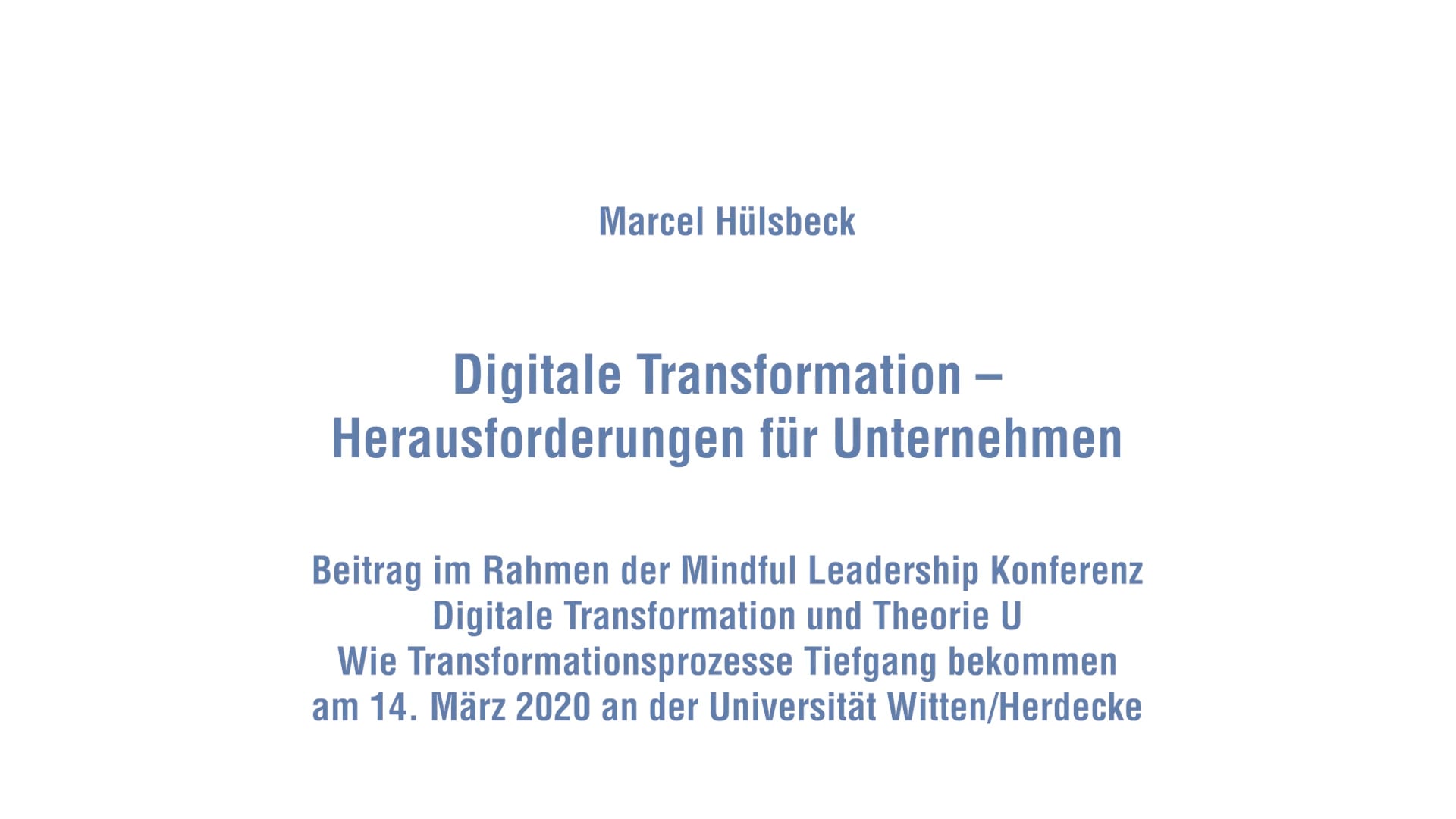 Digitale Transformation – Herausforderungen für Unternehmen