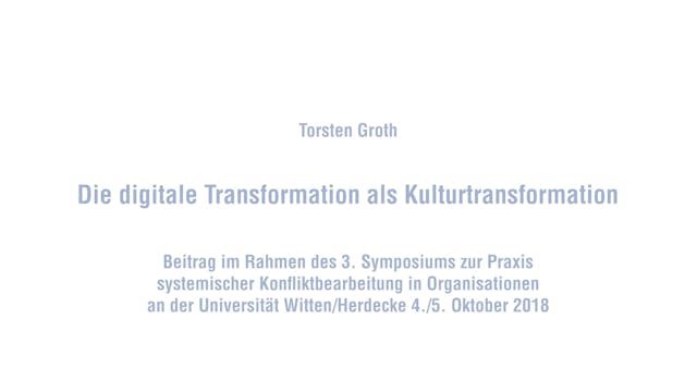 Die digitale Transformation als Kultu...