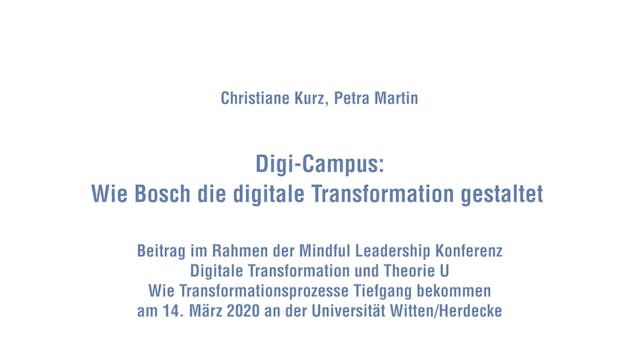 Praxisbericht - Digi-Campus: Wie Bosc...