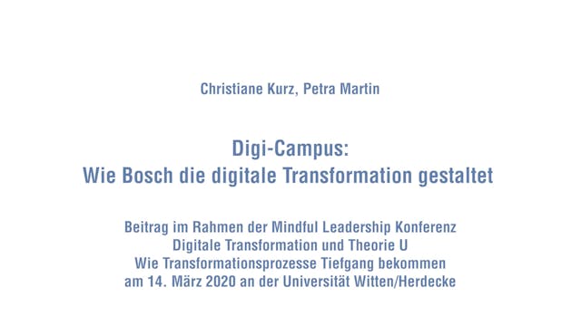 Praxisbericht - Digi-Campus: Wie Bosc...