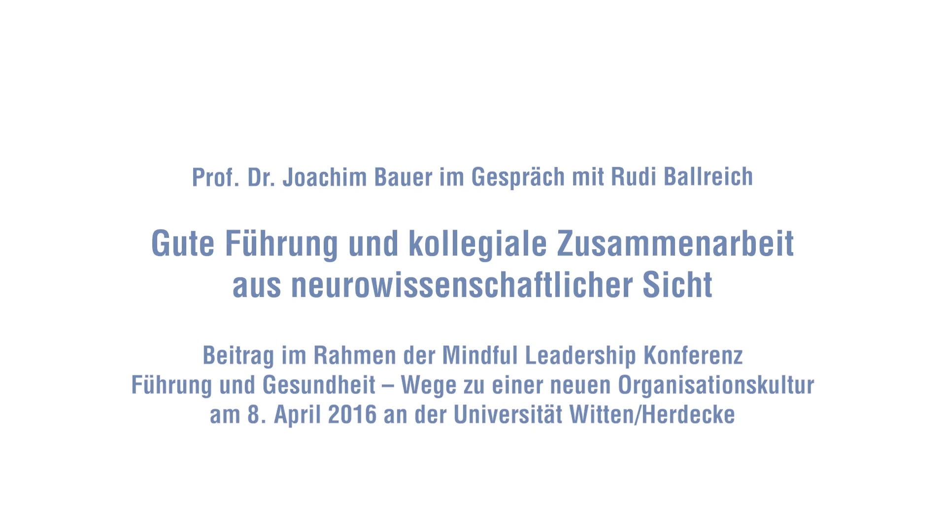 Gute Führung und kollegiale Zusammenarbeit aus neurowissenschaftlicher Sicht