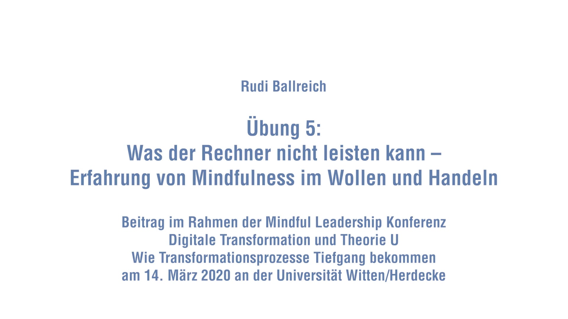 Was der Rechner nicht leisten kann - Fragen und Suchen nach Stimmigkeit