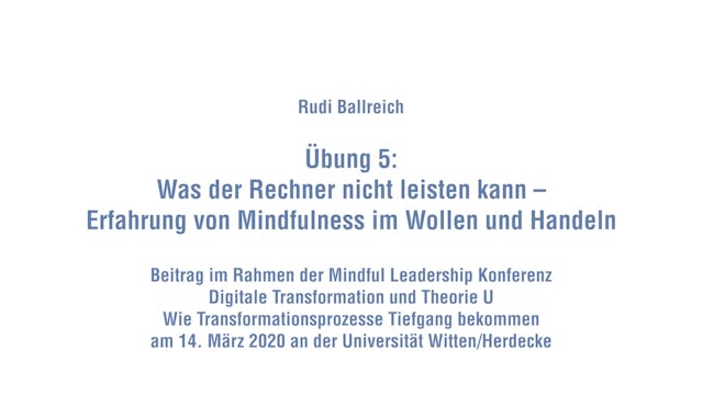 Was der Rechner nicht leisten kann - ...