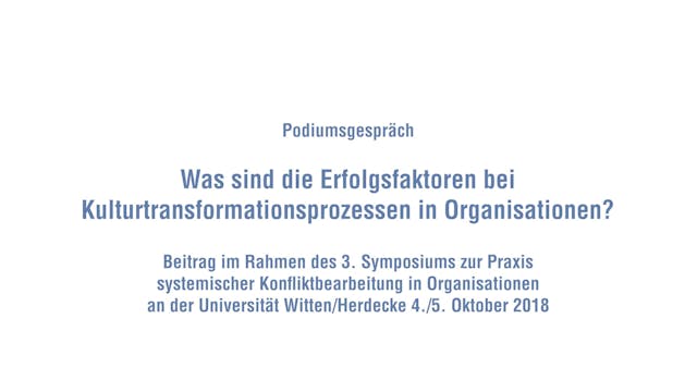 Erfolgsfaktoren bei Kulturtransformat...