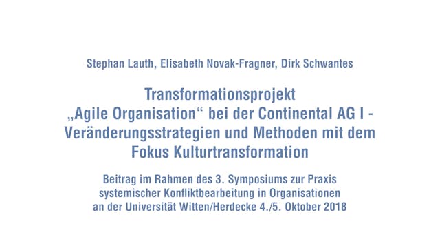 Agile Transformation bei der Continen...