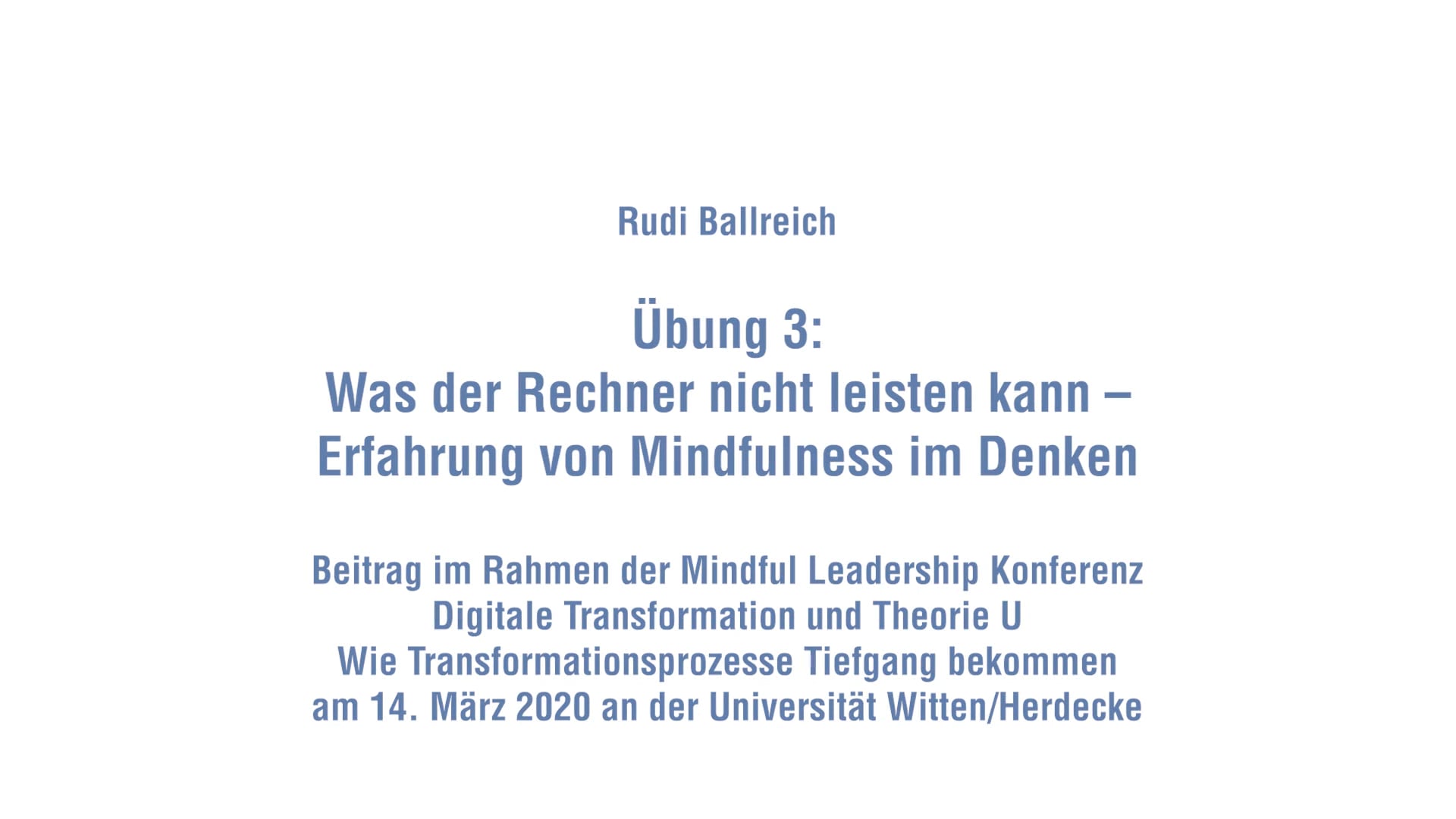 Was der Rechner nicht leisten kann - Martin Buber