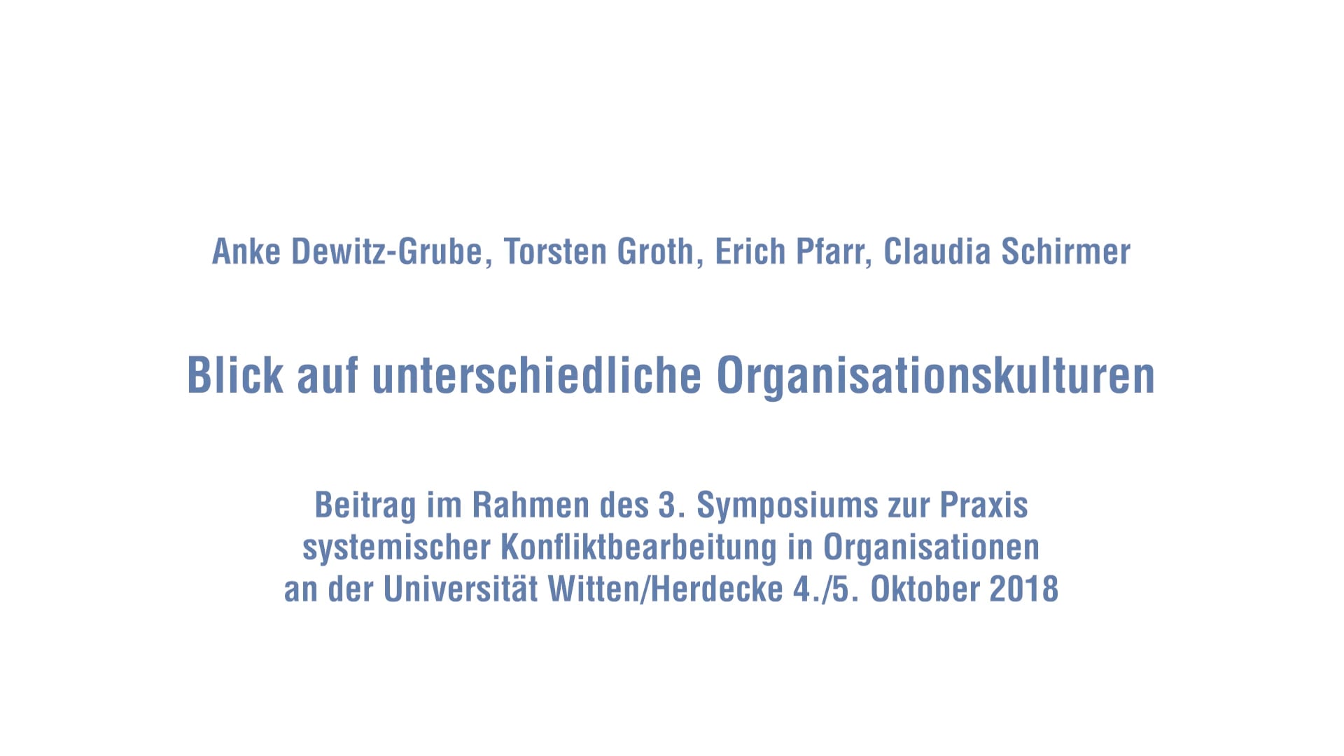 Blick auf unterschiedliche Organisationskulturen