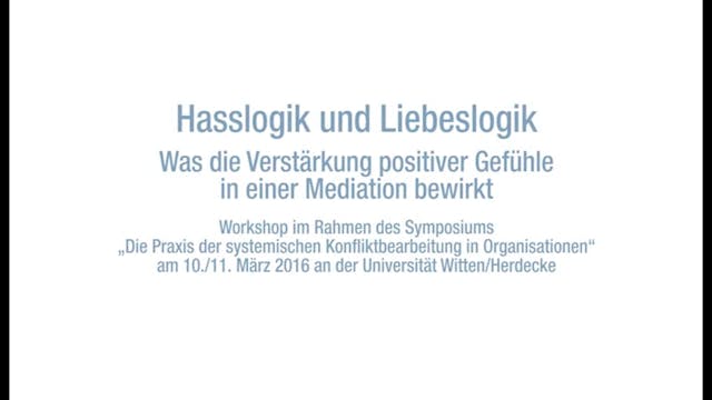 Hasslogik und Liebeslogik