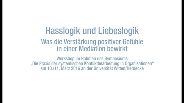 Hasslogik und Liebeslogik