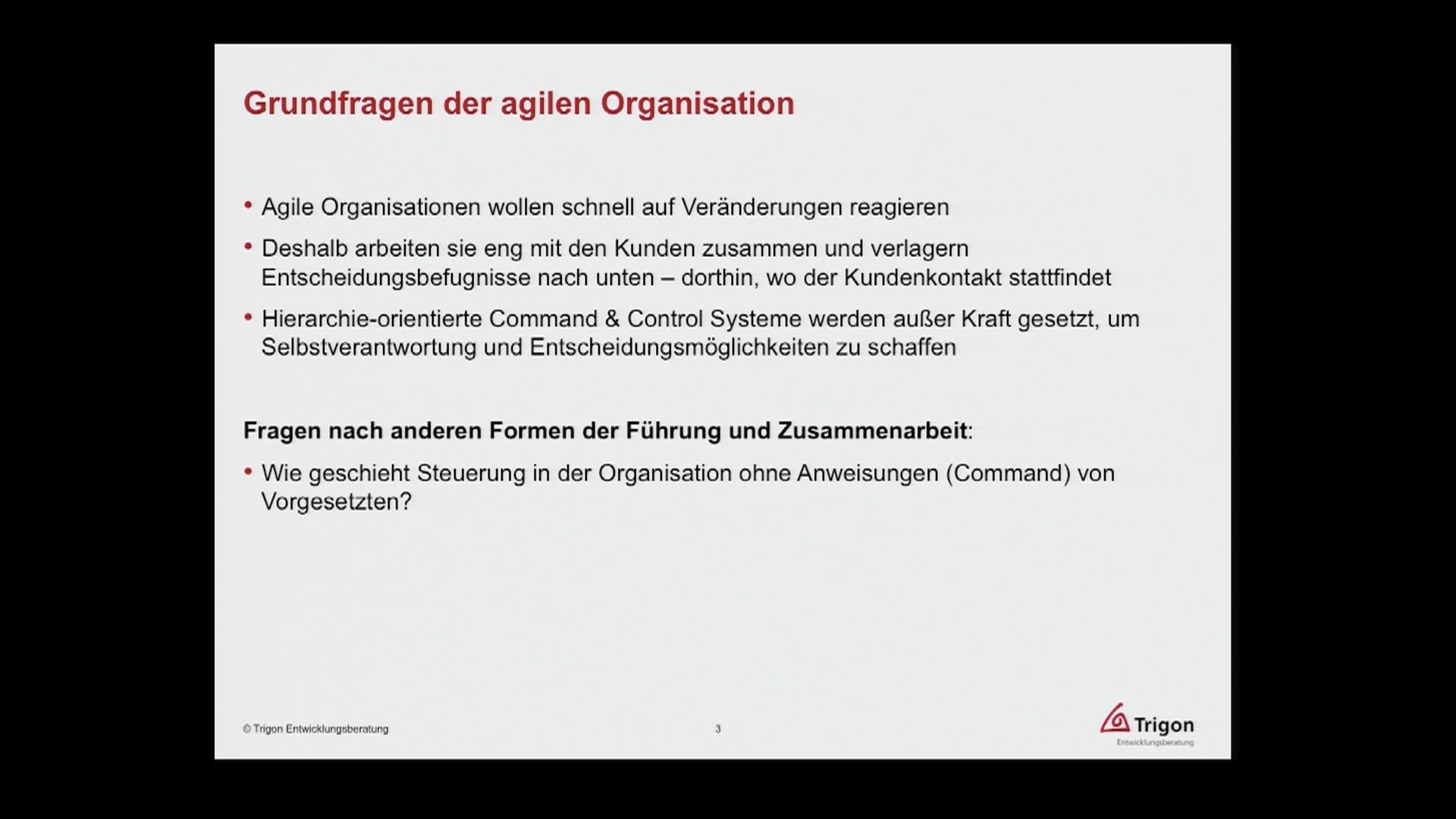 Agile Transformation - Wie die Kultur in Organisationen verändert werden kann