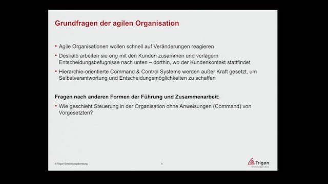 Agile Transformation - Wie die Kultur...