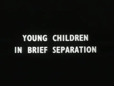 Young Children in Brief Separation - Thomas