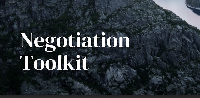 Free Bonus Content: Negotiation Toolkit Digital Fillable