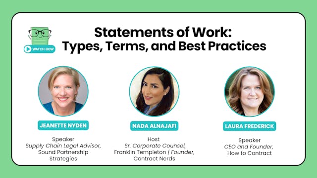 Statements of Work: Types, Terms, & Best Practices