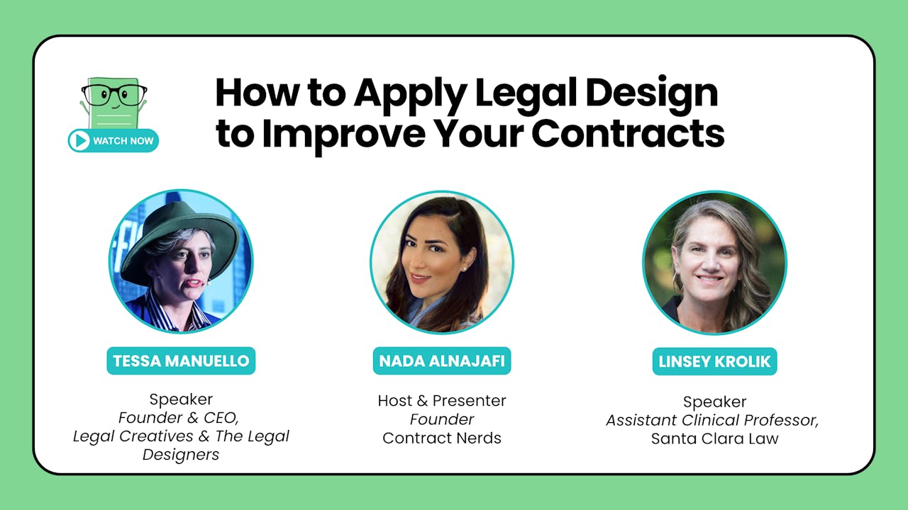 How to Apply Legal Design to Improve Your Contract