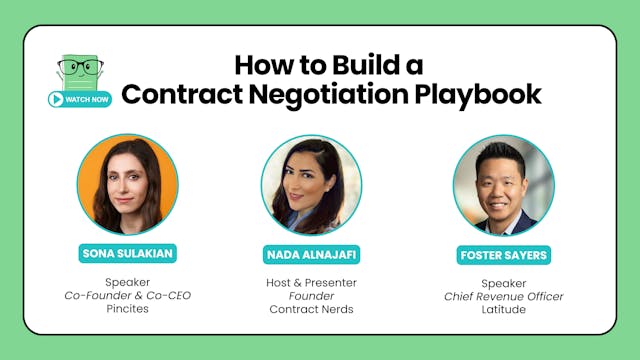 How to Build a Contract Negotiation Playbook