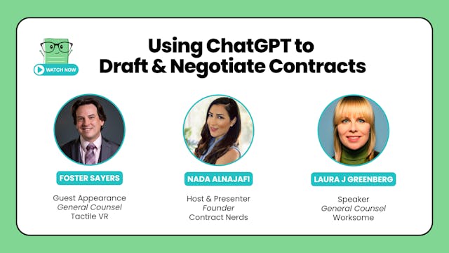 Using ChatGPT to Draft & Negotiate Contracts