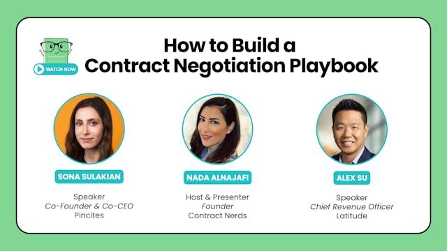 How to Build a Contract Negotiation Playbook