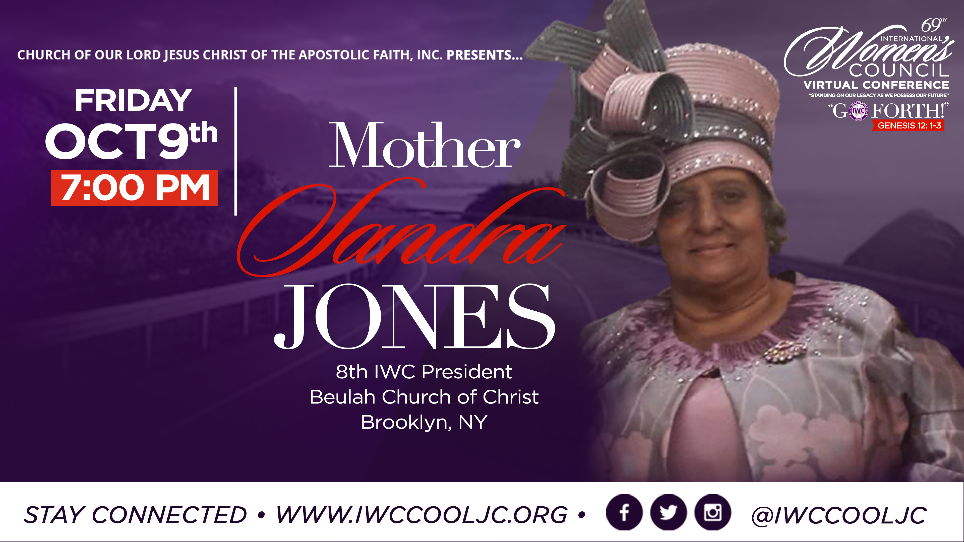 Evening Worship with Mother Sandra Jones 