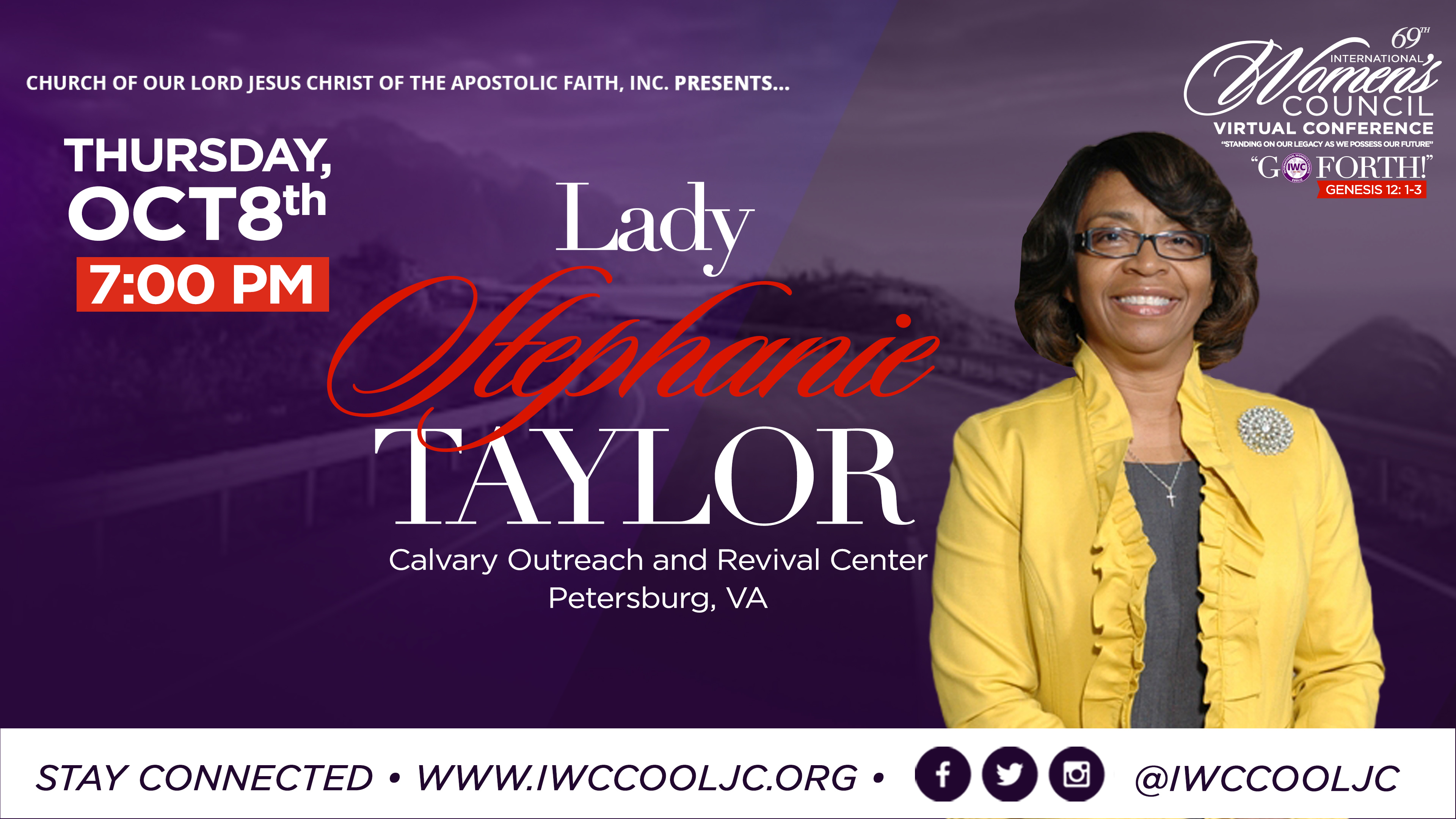 Evening Worship with Lady Stephanie Taylor