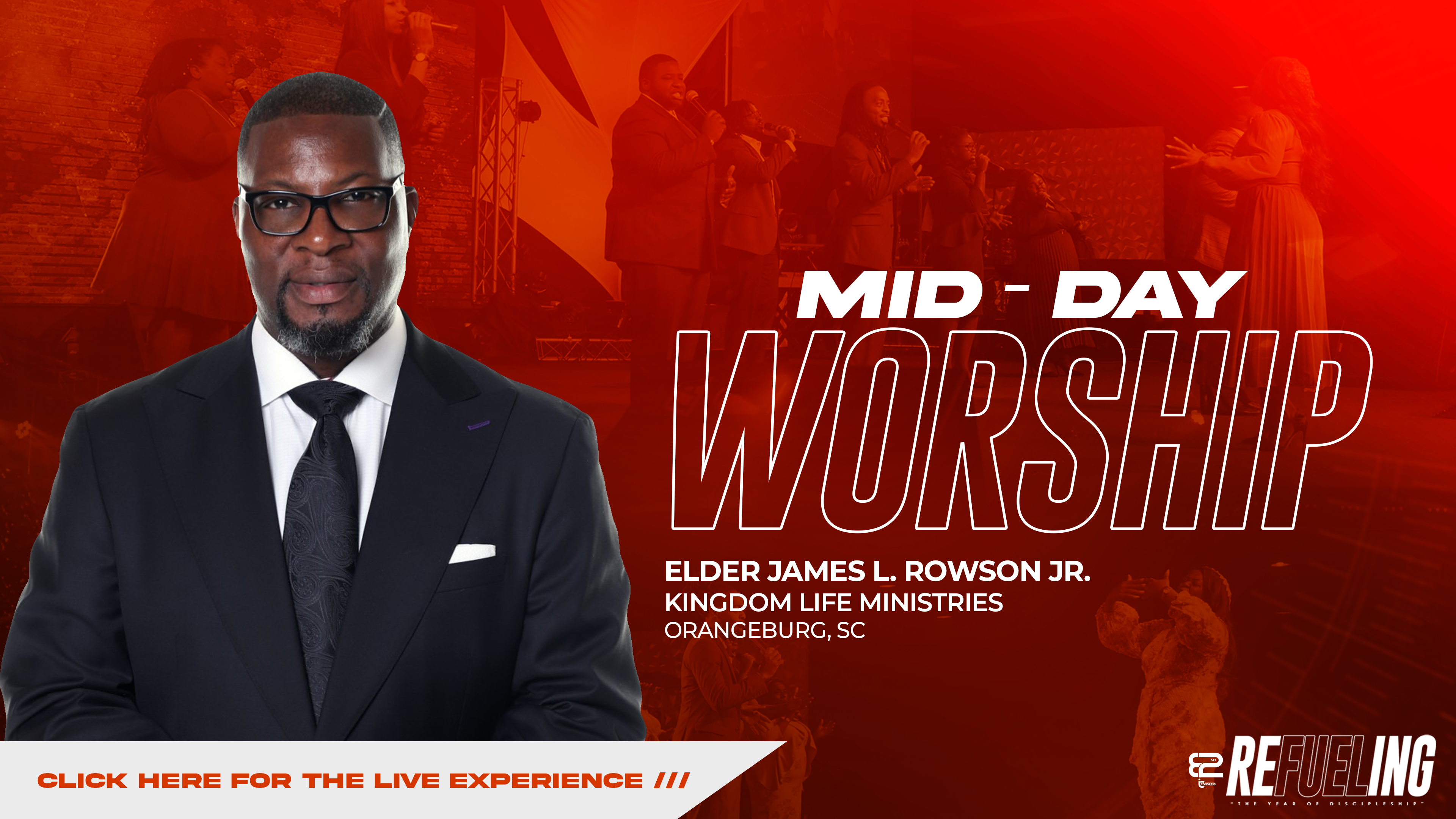 Midday Service with  Pastor James L. Rowson