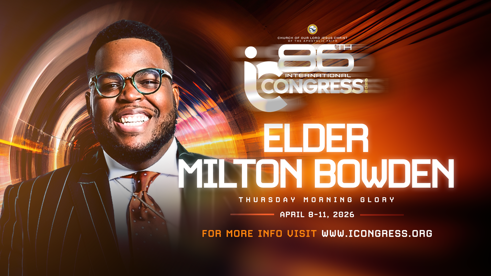 Start your day in prayer! Morning Glory with Elder Bowden—power and presence.