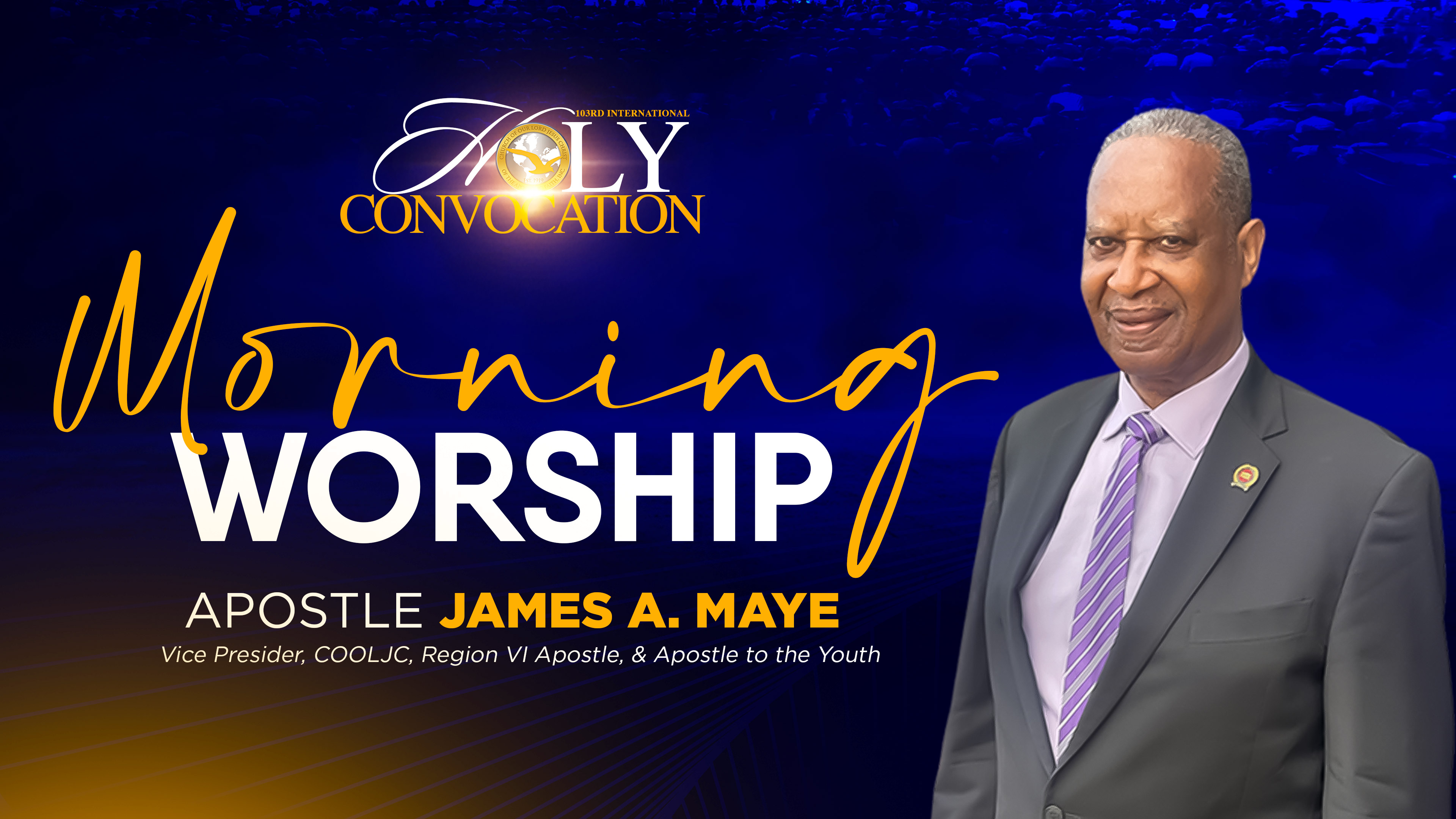 Morning Worship with Apostle James Maye