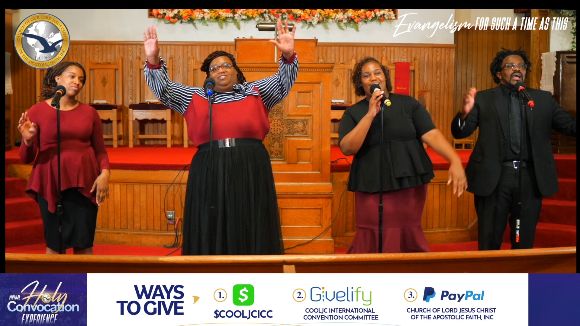 Evening  Worship with District Elder Wesley Taylor