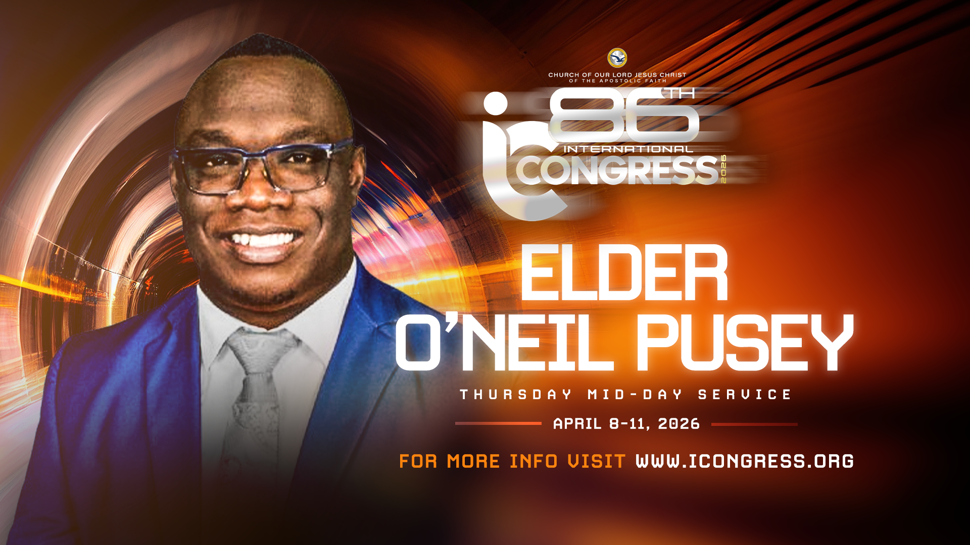 Thursday Midday Service with District Elder O’Neal Pusey