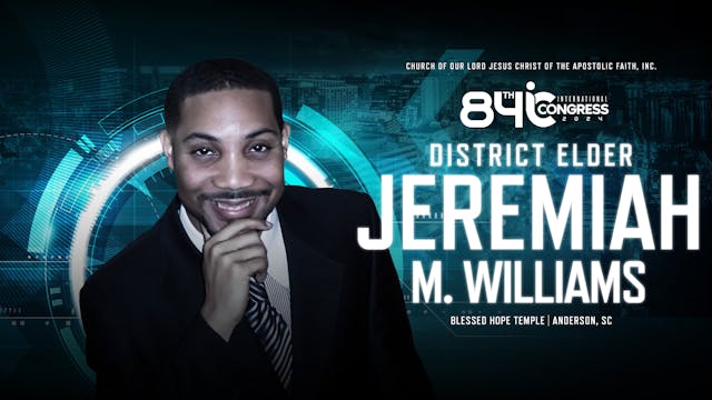 Mid-Day Worship with District Elder J...