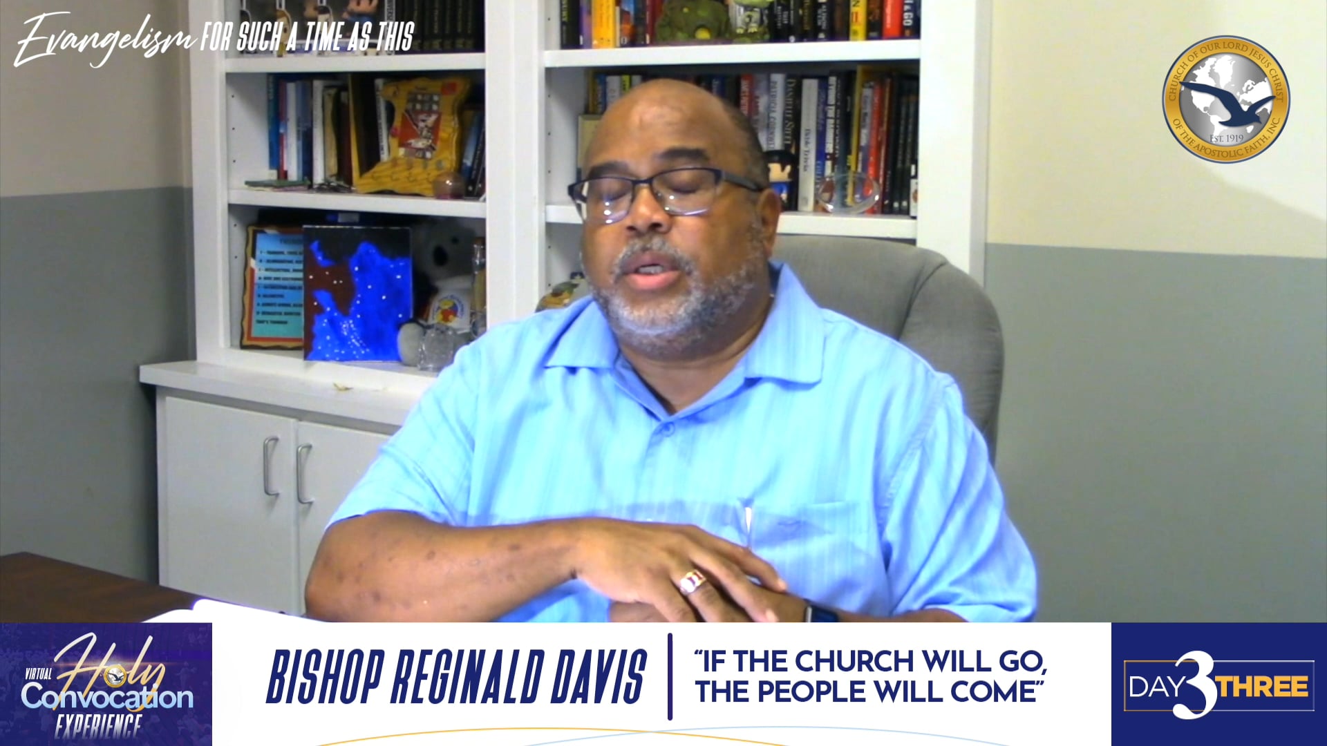 Afternoon Evangelism Workshop with  Bishop Reginald Davis, Sr.
