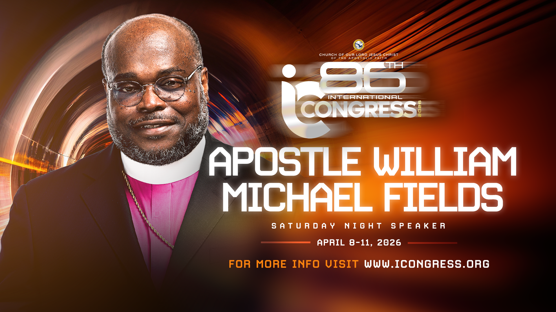 Saturday Evening Service with Apostle William Michael Fields