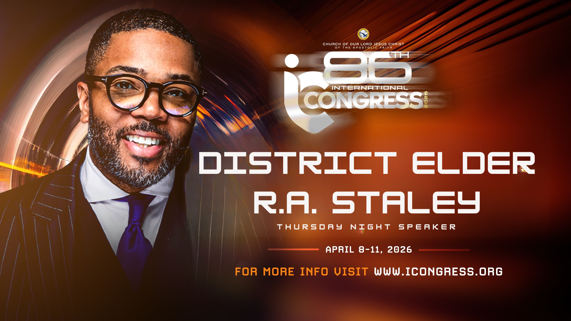 Thursday Night! District Elder Staley delivers the principal Word—tune in.