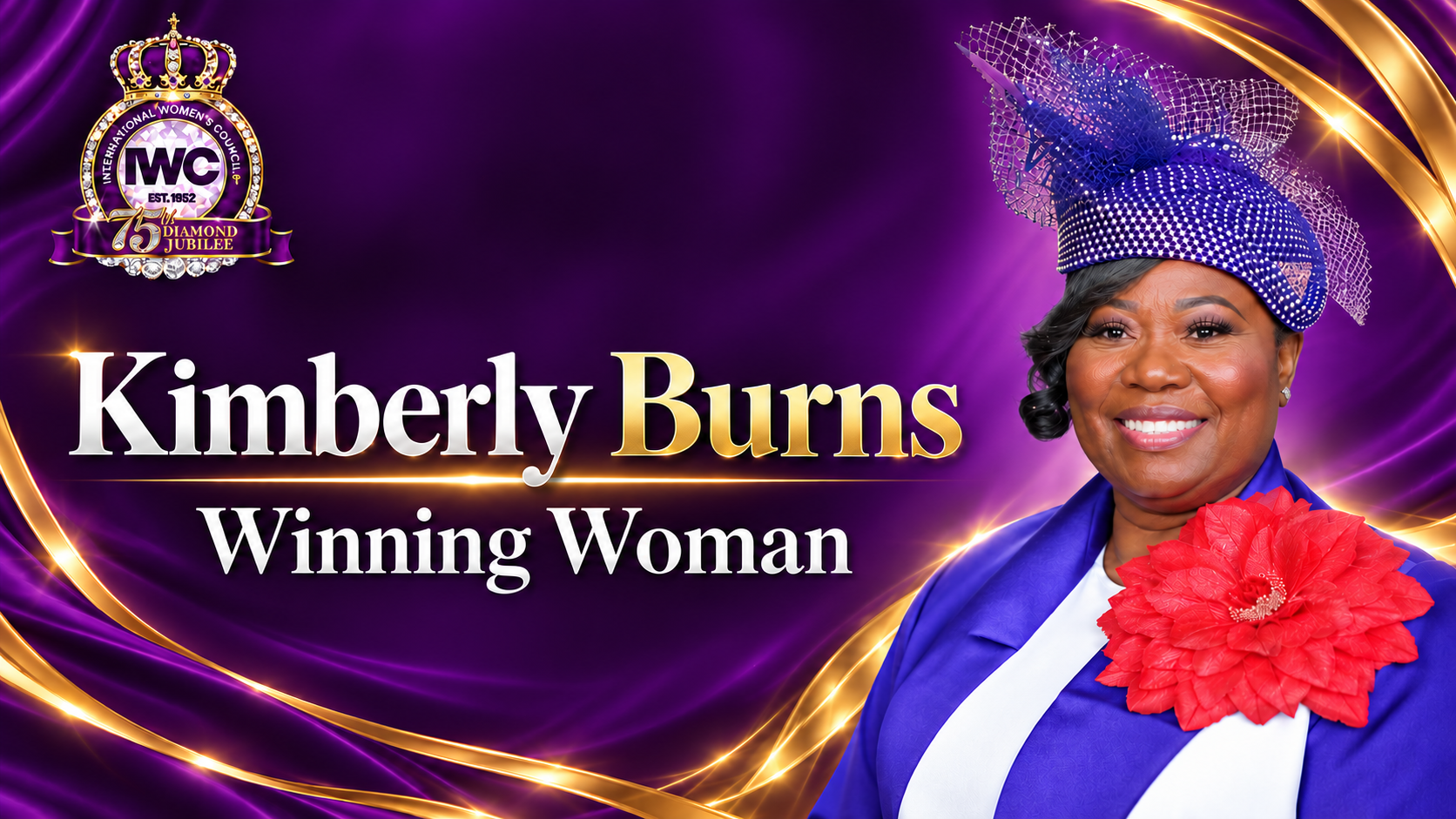 IWC 75th Diamond Jubilee with Lady Kenya Burns