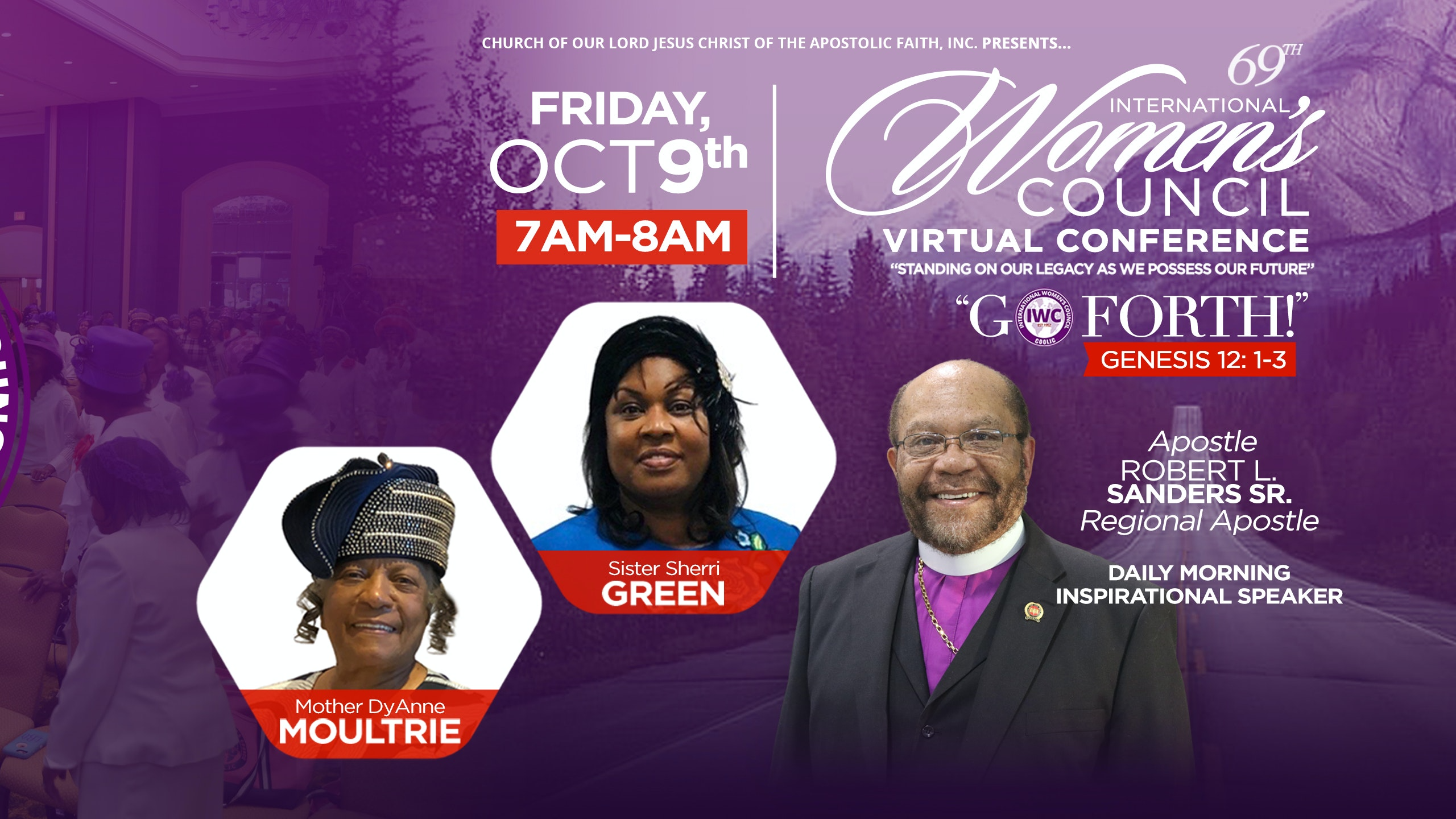 Morning Glory Prayer with Mother DyAnne Moultrie & Sister Sherrie Moultrie-Green