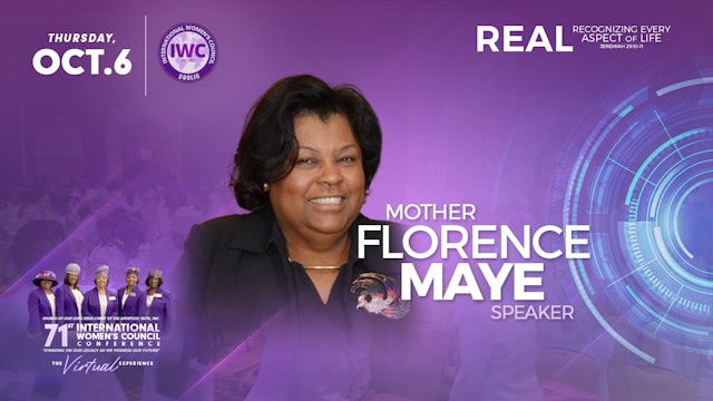 Evening Worship with Mother Florence Maye - Part 2