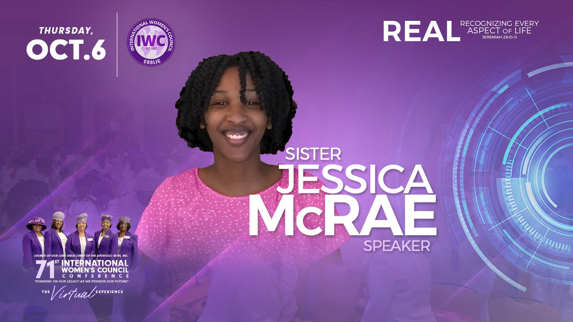 Mid-Day Worship Sister Jessica McRae 