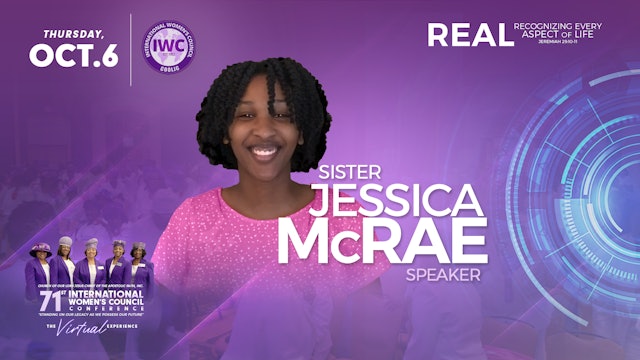 Mid-Day Worship Sister Jessica McRae