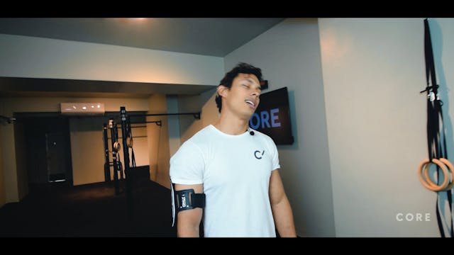 Tren superior y abdomen con Angel