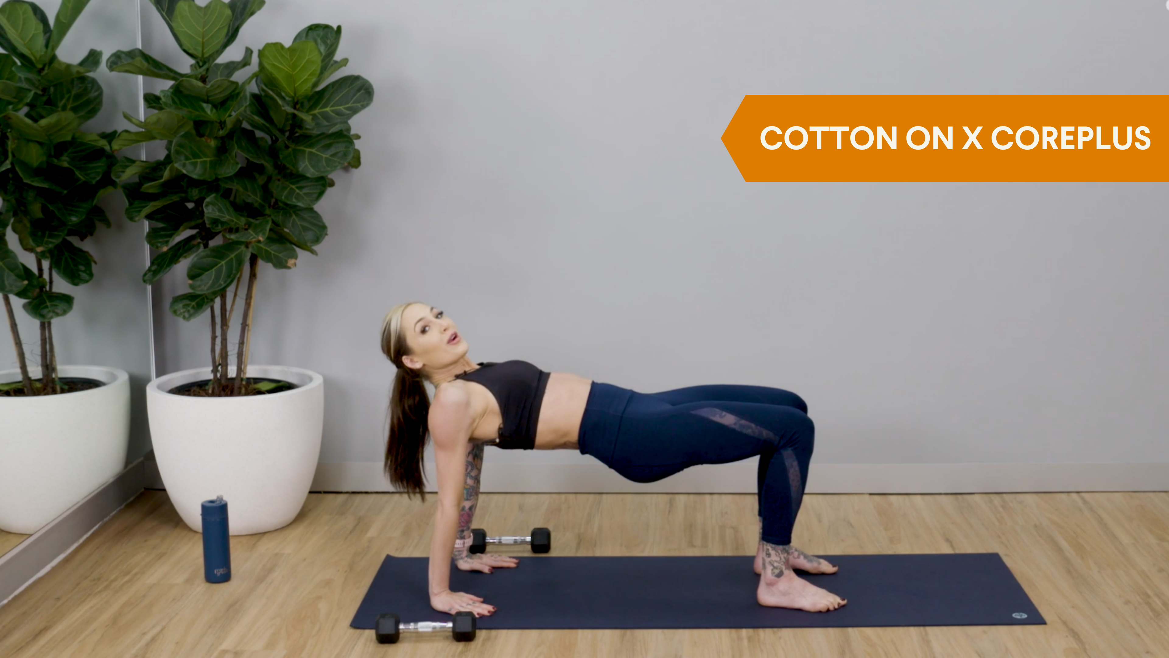 COTTON ON x COREPLUS - Back Lats & Tris with Jayne