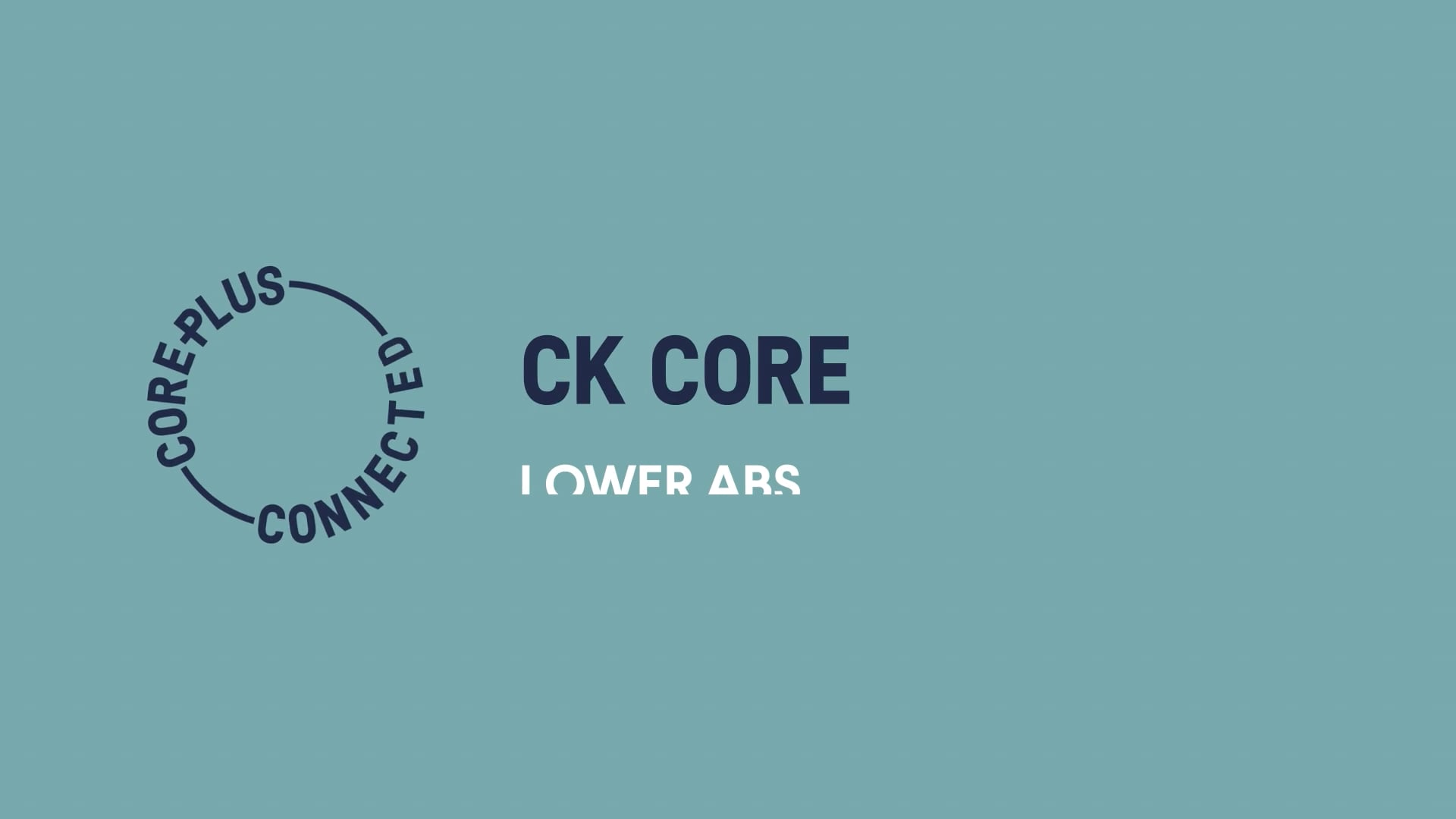 Quick core, Lower Abs with Carnie 