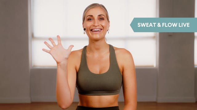 LIVE STREAM - Sweat & Flow with Ange