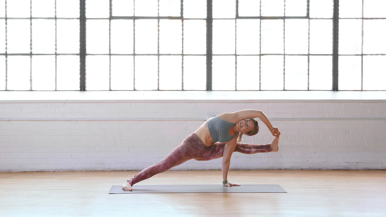 Compass Move Compass Pose with Kat S - 10 min - CorePower Yoga On Demand