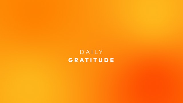 Daily Gratitude