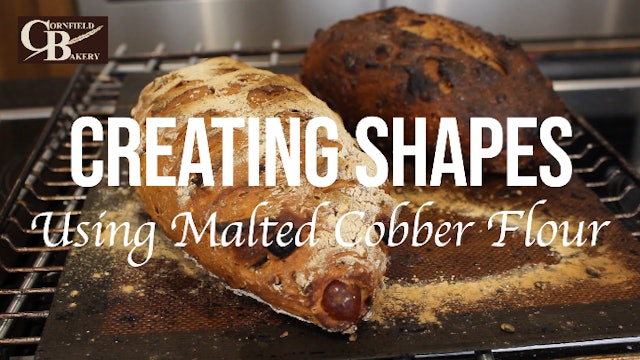 Creating Shapes Using Malted Flour