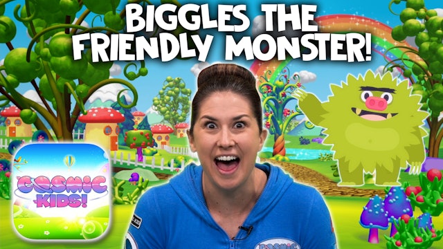 Biggles The Friendly Monster | A Cosmic Kids Yoga Adventure
