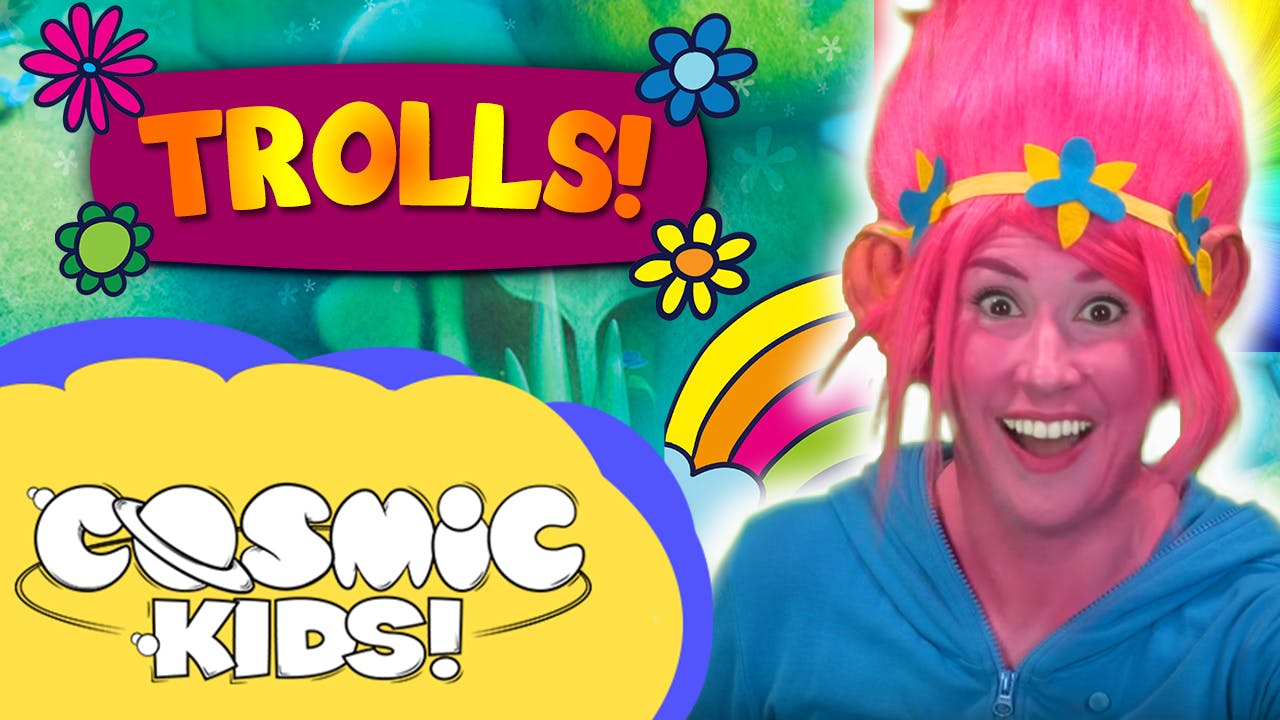 Saturday Morning Yoga Trolls! 🌈 🌸👯 SATURDAY MORNING