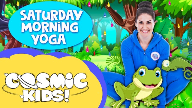 🐸Frogs, reptiles and rainforests! | Saturday Morning Yoga!